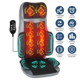 3D Shiatsu Neck & Back Massager, Heat Function, 3 Modes & Intensities, Home & Car Use, 15-Min Auto Shutdown, LCD Display