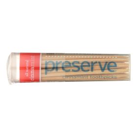 Preserve Flavored Toothpicks Cinnamint - 35 Pieces