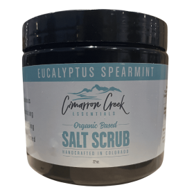 Eucalyptus Spearmint Organic Salt Scrub (size: 22oz)